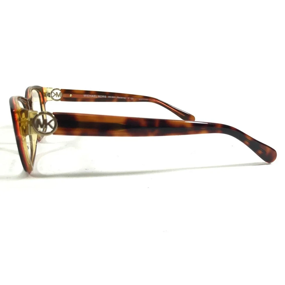 Michael Kors Eyeglasses Frames MK 8001 Ravenna 3004 Tortoise Rectangle 53-18-140 - Picture 6 of 11